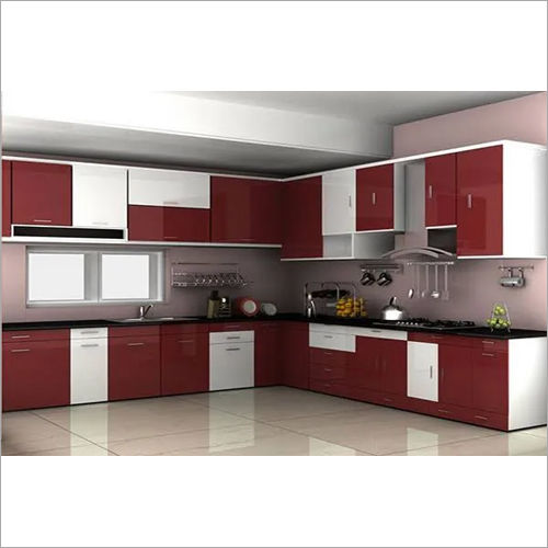 L Shape Modular Kitchen