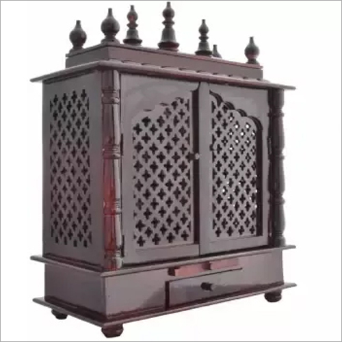 Hardwood Wooden Pooja Cabinet