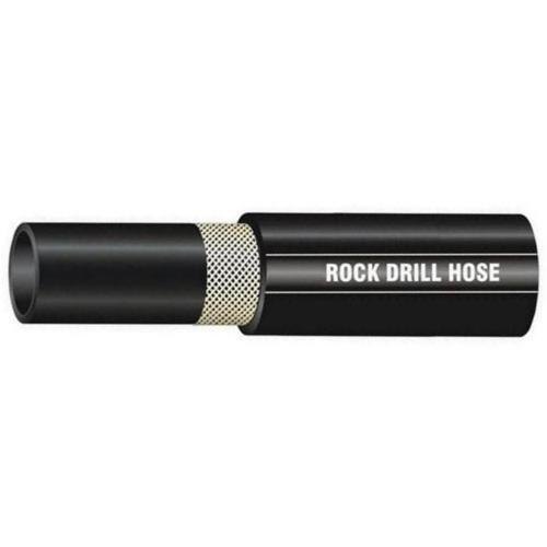 Pneumatic And Rock Drill Hoses - Rubber Lined, Woven Fabric Reinforcement, Black Color, Flexible Structure, Smooth Finish, Industrial Use, 1-Year Warranty