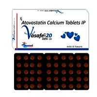 Atorvastatin  Calcium IP 10mg. / VASAFE-10.