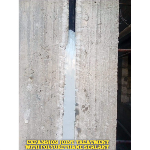 Expansion Joint Treatment With Polyurethane Sealant