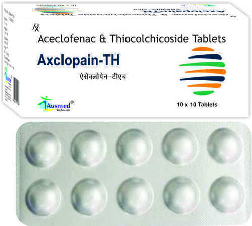Thiocolchicoside  IP 4 mg. + Aceclofenac 100mg./AXCLOPAIN-TH