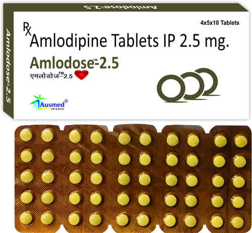 Amlodipine Besylate IP Eq. to Amlodipine  2.5 mg./AMLODOSE-2.5
