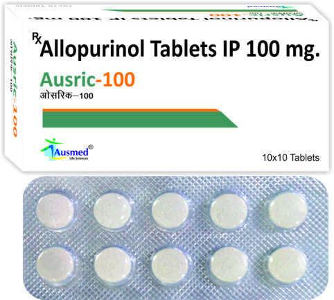 Allopurinol  IP  100mg./AUSRIC-100