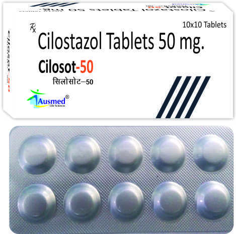 Cilostazol IP 50mg./CILOSOT-50