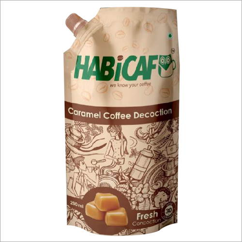 Caramel Coffee Decoction - Plastic Pouch 15x20cm | Rich Flavor, Easy To Use, Quick Preparation