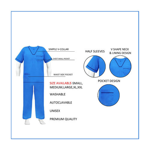 Blue Medical Scrub