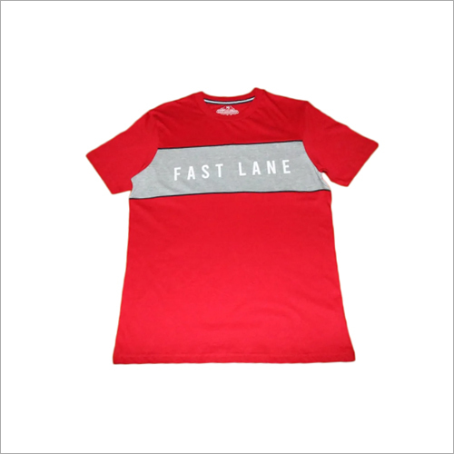 Mens Printed Round Neck T Shirt