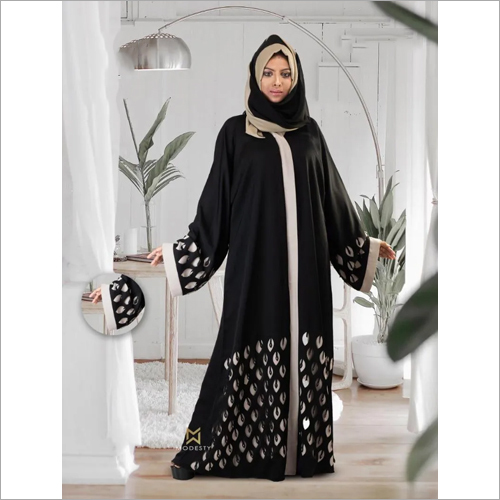 Black Ladies Designer Burqa