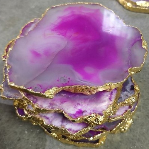 Pink Agate Slices