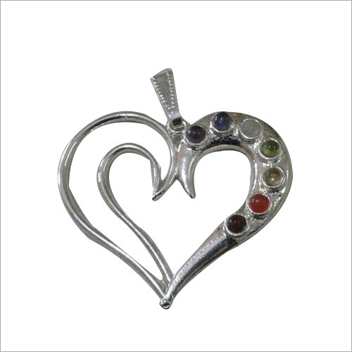 Agate Stone Heart Shaped Pendant