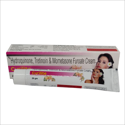 Hydroquinone, Tretinoin And Mometasone Furoate Cream 20 Gm Application: External Applications