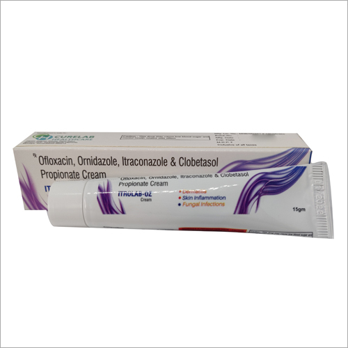 Ofloxacin, Ornidazole, Itraconazole And Clobetasol Propionate Cream 15 Mg Tube