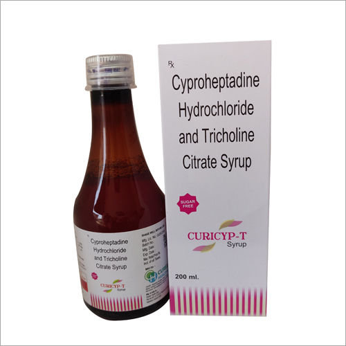 Cyproheptadine Hydrochloride And Tricholine Citrate Syrup 200 ML