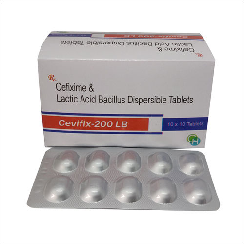 Cefixime And Lactic Acid Bacillus Dispersible Tablets