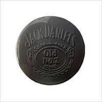 Candle Jar Metal Lid - Design: Jack Daniels Branding Embossed