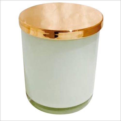 Glass Candle Jar Wooden Lid