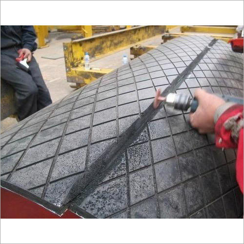 Pulley Lagging Rubber Sheet Job Work