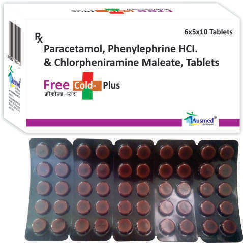 Paracetamol  Ip  500Mg. + Phenylephrine Hci  Ip  10Mg. + Chlorpheniramine Maleate  Ip  2 Mg./Freecold General Medicines