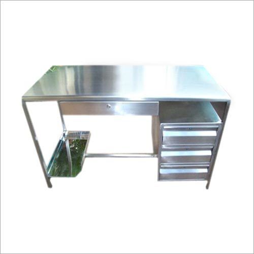 Stainless Steel Computer Table