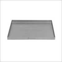 Stainless Steel Rectangular Tray - Premium Quality, 12x18 Inches | Glossy Finish, High Strength, Corrosion Resistant