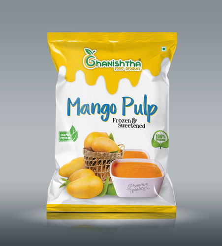 Organic Kesar Mango Pulp