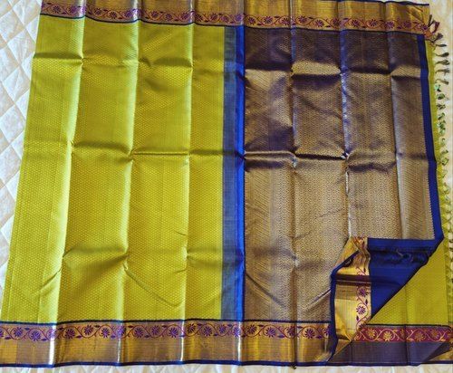Kancheepuram Silk Formal Wear Cheapest Wedding Collection Below Rs 5,000, 6  m (with blouse piece) at Rs 3500/piece in Coimbatore