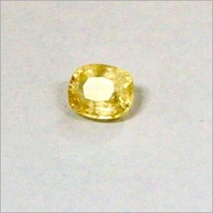 5.42 CTS Natural Yellow Sapphire Stone