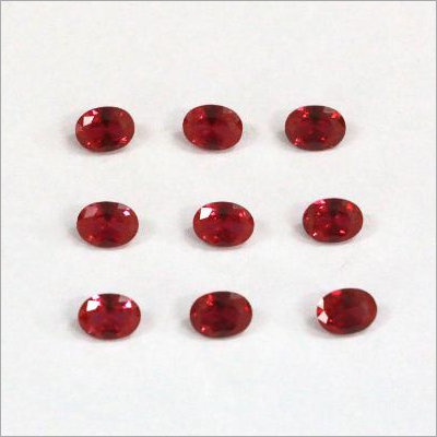 Cubic Zirconia Red Stone By SHANU RAM EXPORTS