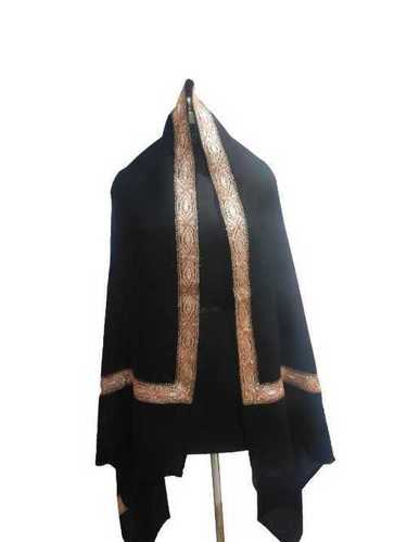 Zari embroidered pashmina shawl