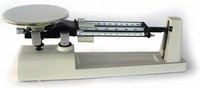 Triple Beam Balance - Stainless Steel Pan 15 Cm, Die-cast Metal Base, Magnetic Damping, 0.1g Resolution