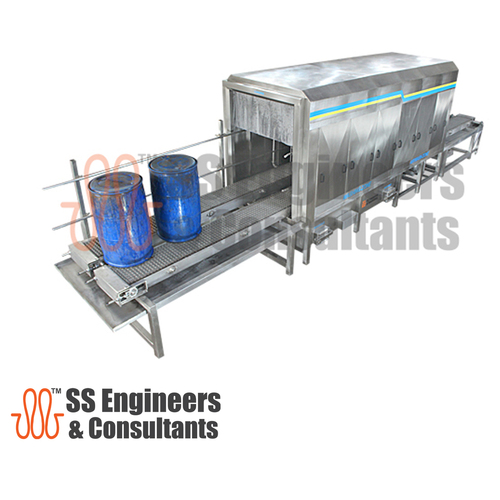 Barrel Washer Machine Capacity: 1400-2800 Kg/Hr