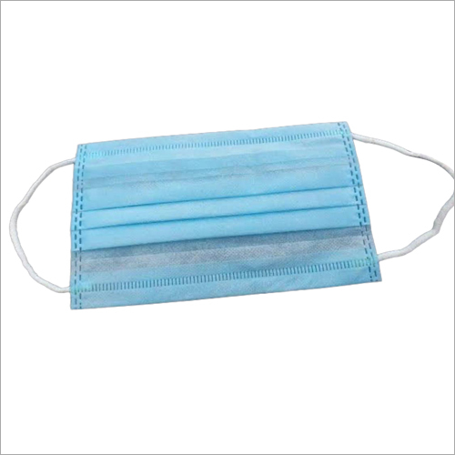 3 Ply Mask - Non Woven, 175mm x 95mm , Protection from Germs for Hospital, Clinic, Household Use, Unisex Design