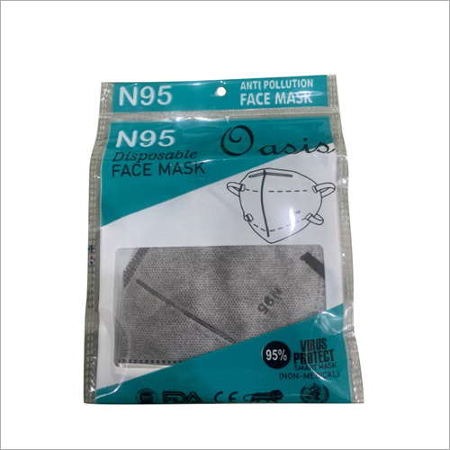 Anti Pollution N95 Face Mask - Standard Size, Unisex Fit | High-Quality Material, Germ Protection for Healthcare Professionals