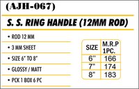S.s Ring Handle 12mm
