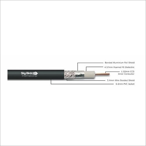 Rg 6 Ccs - Silver 40.64 Coaxial Cable Number Of Conductor: 1