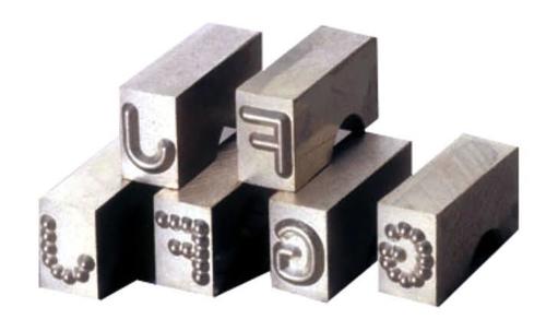 Interchangeable Steel Type Letter And Number Punches Accuracy: 99.99% Mm/M
