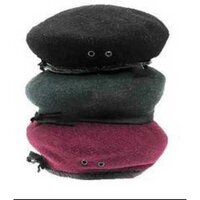 Peak Military Beret Cap - Color: Maroon