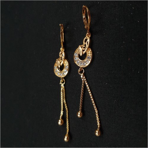 gold hanging earrings with price