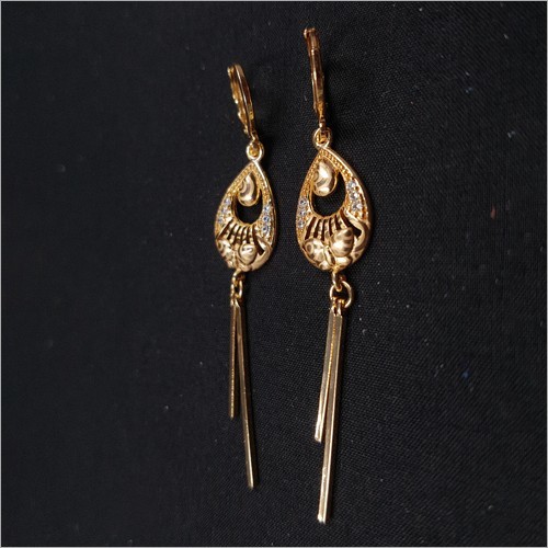 gold hanging earrings with price