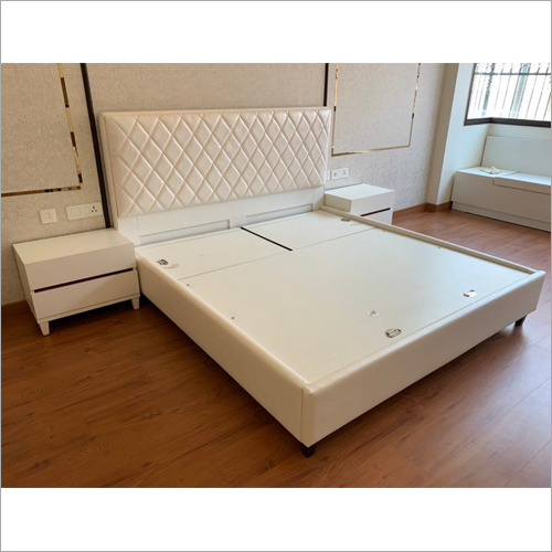Burfi design Full Upholstery Bed with hydrolic opening