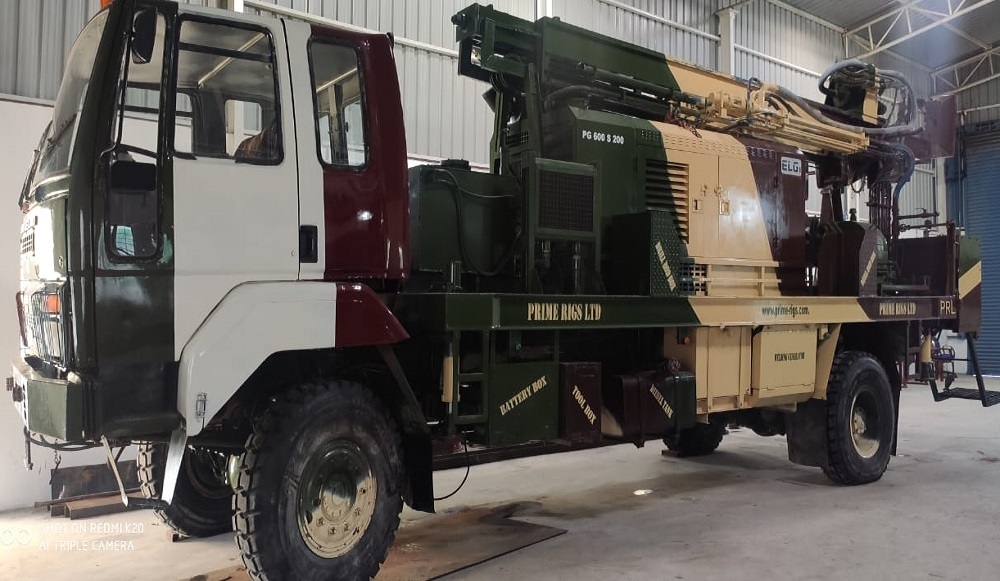dth 200 Truck mounted drilling depth