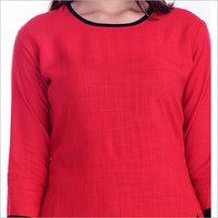Round Neck Fancy Kurti With Palazzo