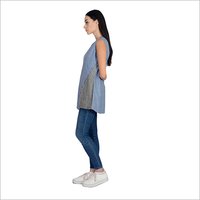 Round Neck Sleeveless Top