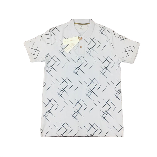 Mens Designer T Shirts - Cotton Blend , Polo Collar, Short Sleeves, Available in Sizes S, M, L, XL