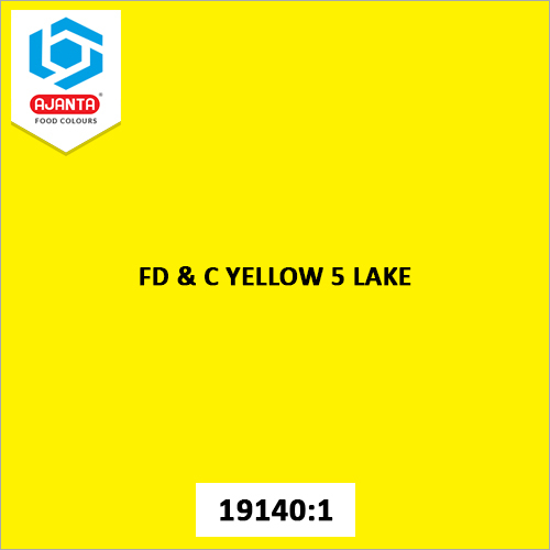 FD & C Yellow 5 Lake Cosmetic Colours