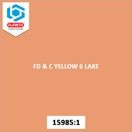 Light Brown Fd & C Yellow 6 Lake Cosmetic Colours