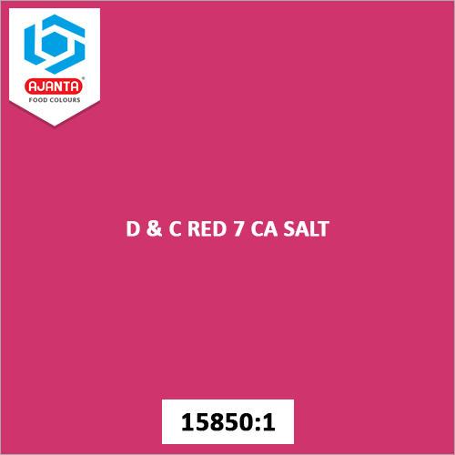 D & C Red 7 CA Salt Cosmetic Colours