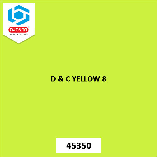 D & C Yellow 8 Cosmetic Colours