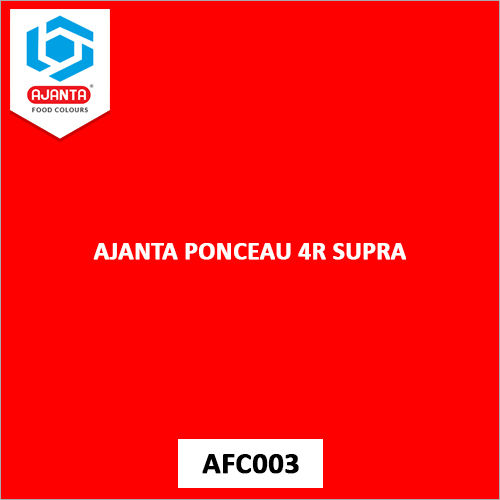 Ajanta Ponceau 4r Supra Pharmaceutical Colours